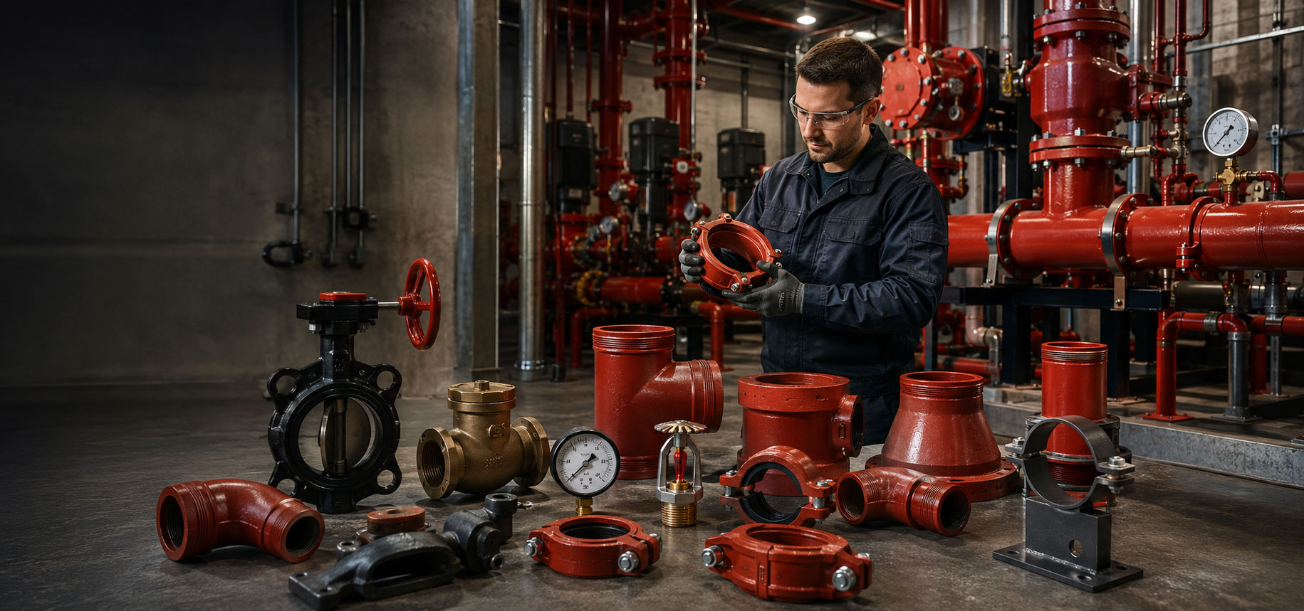 Yangın Fittings Malzemeleri
